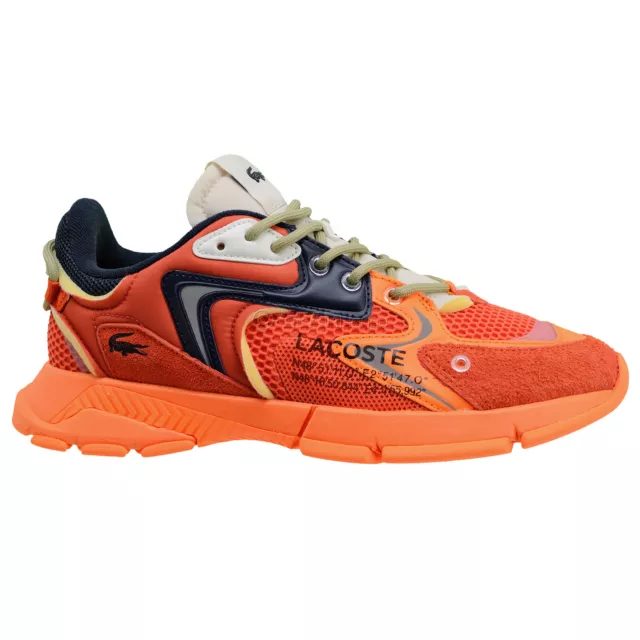 Lacoste L003 Neo Mens Athletic Lifestyle Fashion Sneakers, Orange, PICK SIZE