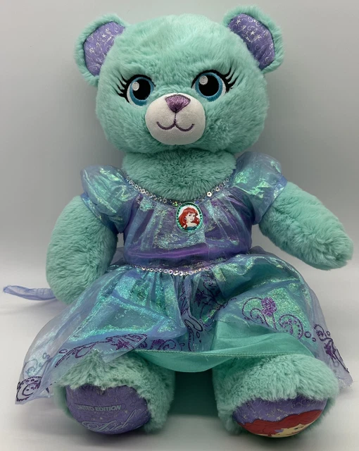 BUILD A BEAR Ariel Limited Edition Bear Collection Disney Little