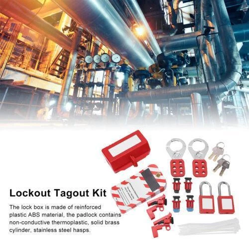 LOCKOUT TAGOUT KIT Electrical Circuit Breaker Padlock Set EUR 44,98 ...