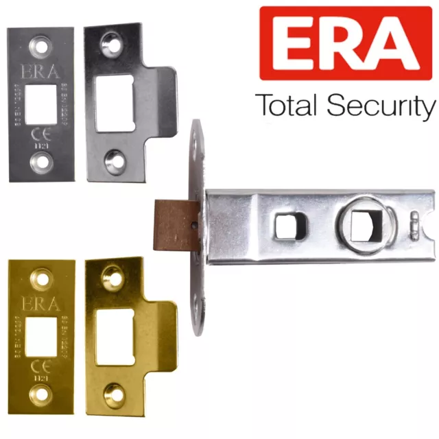 ERA ANTI-RATTLE BOLT THROUGH TUBULAR MORTICE Internal Interior Door Catch Latch