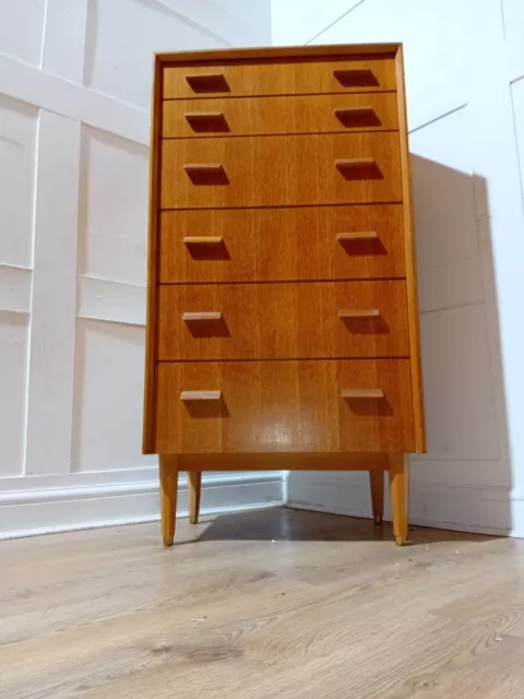 Retro G Plan Teak Chest Of Drawers Vintage E Gomme Chest Of Draws Mid Century