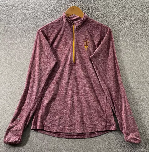 Arizona State University Nike Sweatshirt Women Medium Burgundy Element Thumbhole