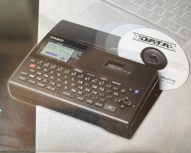 Casio Disc Title Printer CW-K85-L NOS See Notes - Brand New Casio Disc Title Printer CW-K85-L NOS See Notes - Brand New