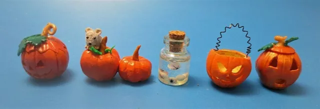 Original OOAK Mini Dollhouse Handmade Halloween Props N Woolmer