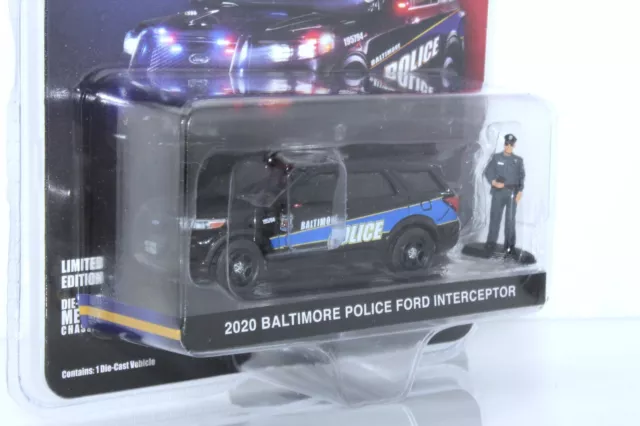 Greenlight 2020 Ford Explorer Baltimore City Maryland Police Car State Exclusive 3
