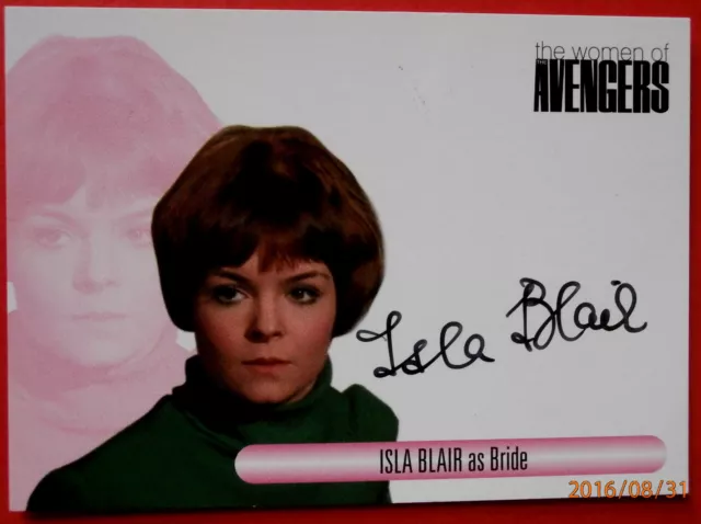 Women Of The Avengers - ISLA BLAIR - Hand-Signed Autograph Card, WAIB