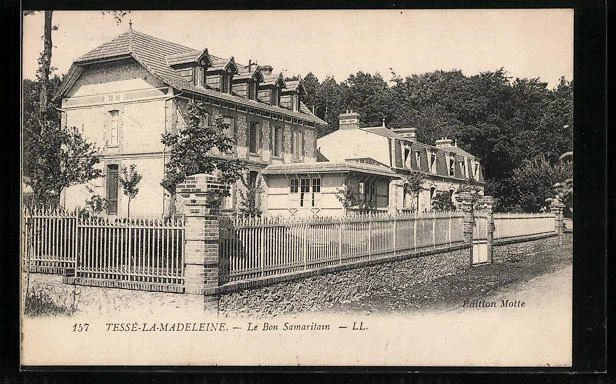 CPA Tessé-la-Madeleine, Le Bon Samaritain