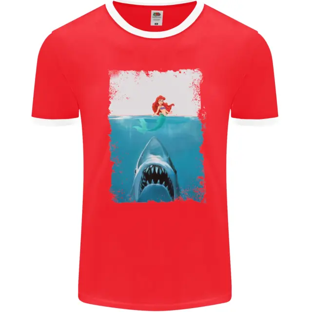T-shirt lottatore uomo parodia squalo divertente immersione pesca subacquea fotol 3