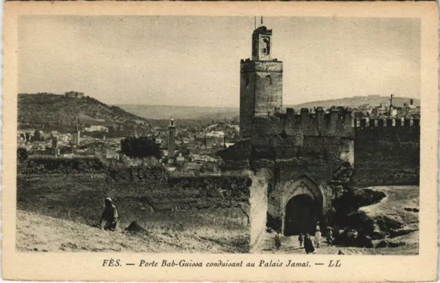 CPA AK MAROC FEZ Porte BAB-Guissa conduisant au Palais Jamai (10282)
