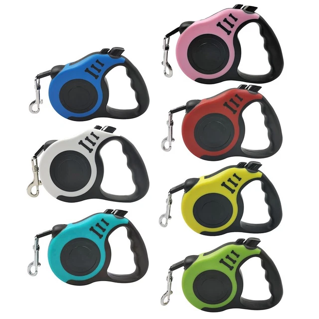 Correa de entrenamiento accesorios retráctiles para todas las razas correa para perro, antienredo