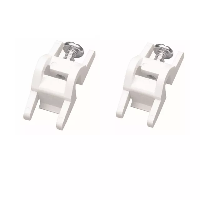 2 INTEGRA MONORAIL / DECORAIL CURTAIN TRACK END STOPS STOPPERS (pack of 2)