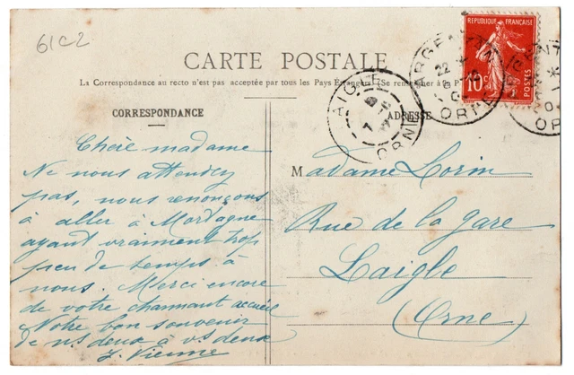 CPA 61 - ARGENTAN (Orne) Vieilles Dentelles Coiffe et Costume de Basse Normandie 2