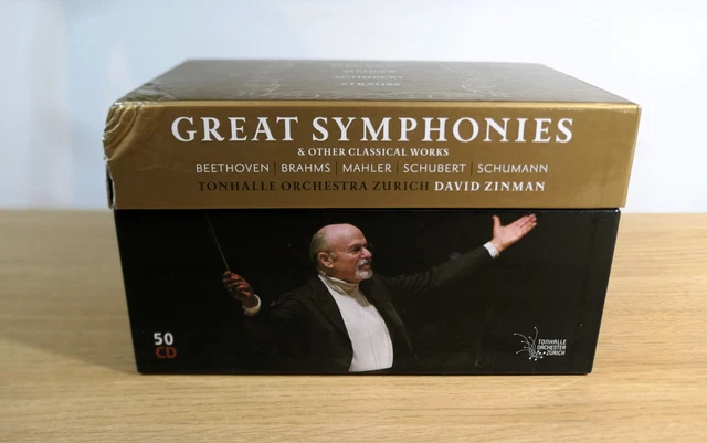 GREAT SYMPHONIES DAVID Zinman 50 CD Box Set Tonhalle Orchestra