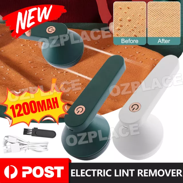 Electric Lint Remover Clothes Ball Fluff Fabric Shaver Fuzz Pilling Rechargeable