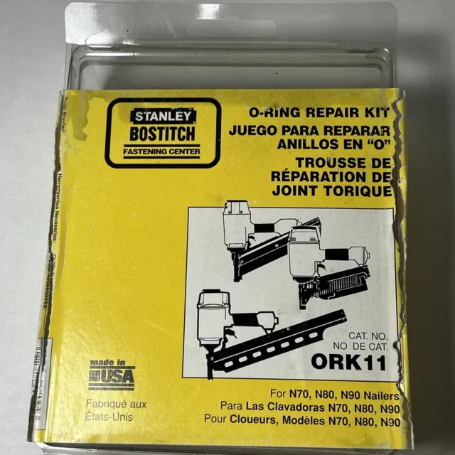 O-Ring Repair Kit Bostitch ORK11 For N70, N80, N90 Nailers!  Fast Shipping!