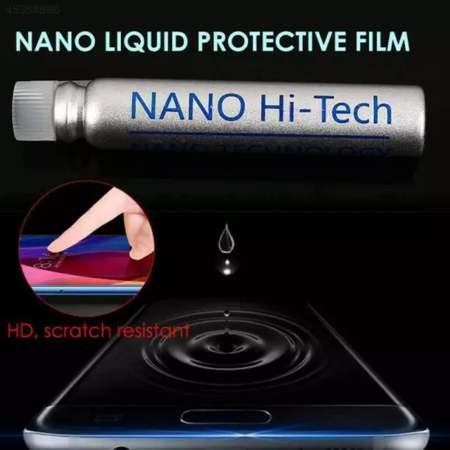 Universal NANO Liquid Screen Protector 9H Invisible Glass Wipe-On 3D Curved NEW