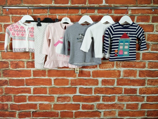 Bundle Bambine Età 6-9 Mesi Next George Zara Leggings Cardy 74Cm