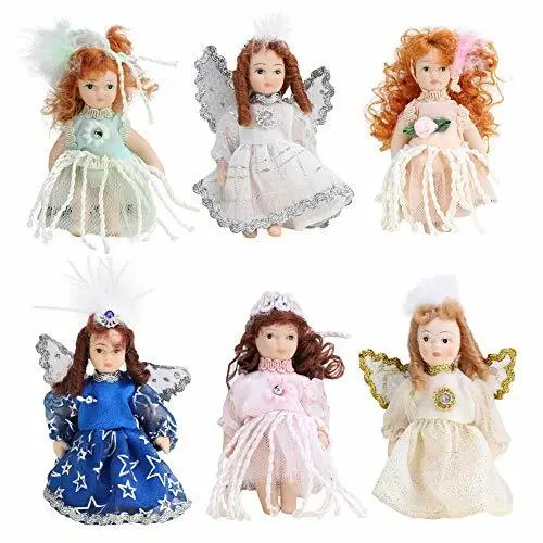 Toyland® 1 x Miniature Porcelain Angel Doll - Collectors Items