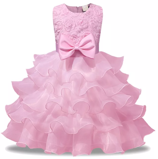 Vestito Damigella Cerimonia Abito Bambina Girl Party Bridesmaid Dress CDR086 F