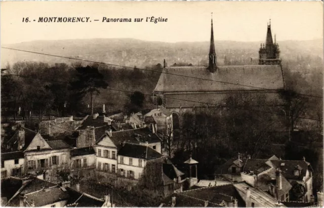 CPA MONTMORENCY - Panorama of the Church (107048)