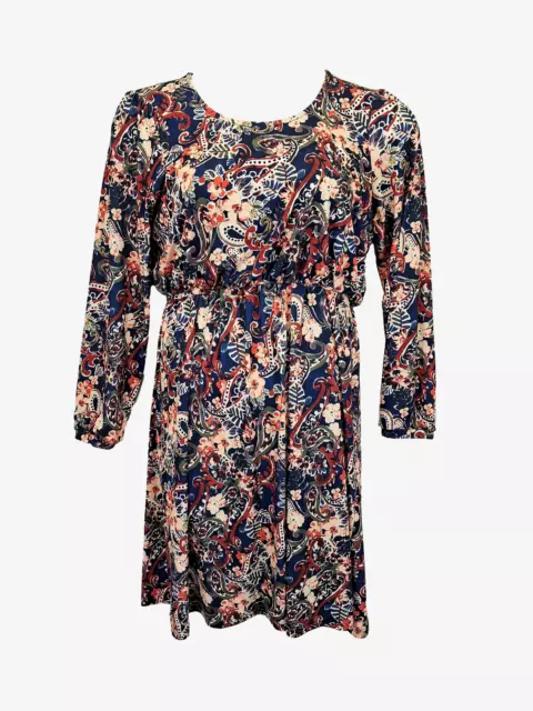 Pea In A Pod Maternity Multi Floral Midi Dress Size 12