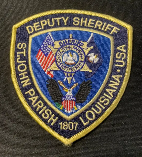 St. John Parish, LA Deputy Sheriff Dept. Shoulder Patch - Louisiana