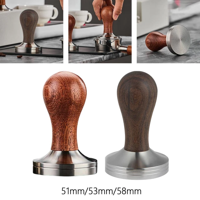 40 Mm Edelstahl-Kaffeestampfer – Flache Basis Für Gleichmäßigen Druck & Bessere Extraktion