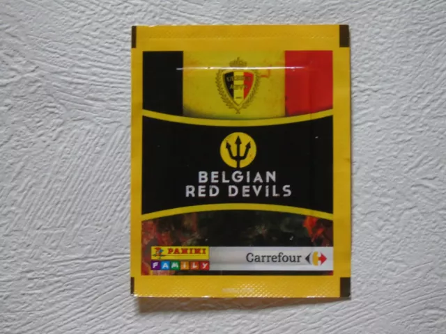 2 pochettes Panini football Belgian red devils Belgique carrefour