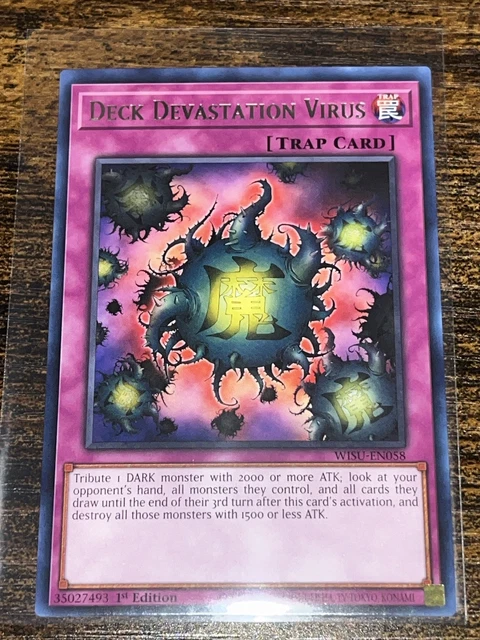 Deck Devastation Virus Rare WISU-EN058 Near-Mint 1st Ed