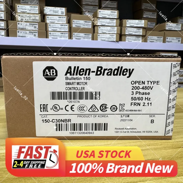 NEW Allen Bradley 150-C30NBR SMC-3 30A Smart Motor Controller 150C30NBR