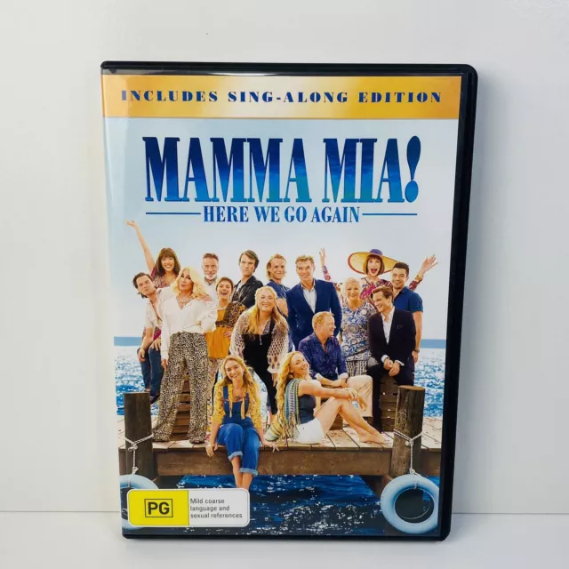 Mamma Mia - Here We Go Again! (DVD, 2018) Region 4 - Fast Free Post - NEAR MINT