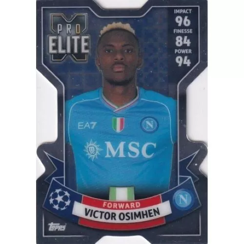 Victor Osimhen - Pro Elite Shield - Match Attax Extra 2023/24 - Mint