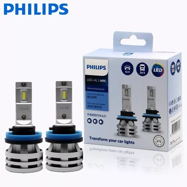 PHILIPS ULTINON ESSENTIAL H8/H11/H16 Lampadine proiettori auto LED