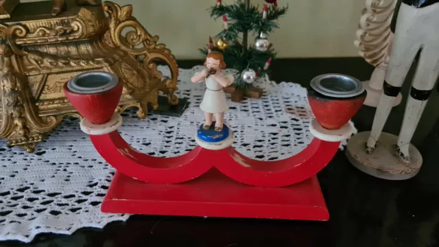 kleiner Erzgebirgsleuchter Seiffen 1920