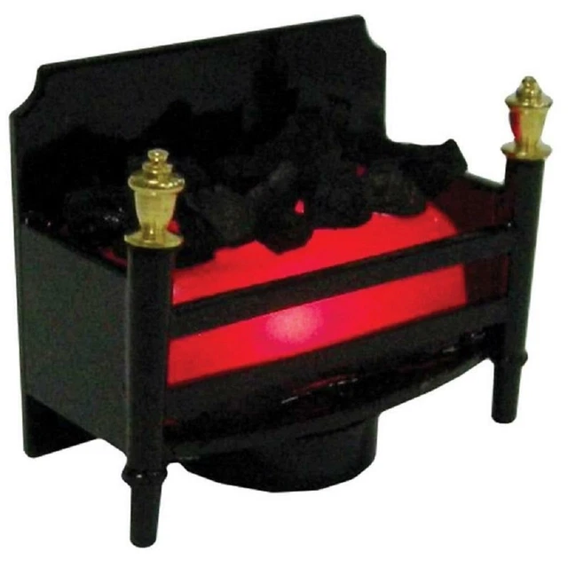 Maison De Poupée Miniature 1:12 - Vitrine/boutique Avec Cheminée Européenne - En Bois Fait Main - Neuf