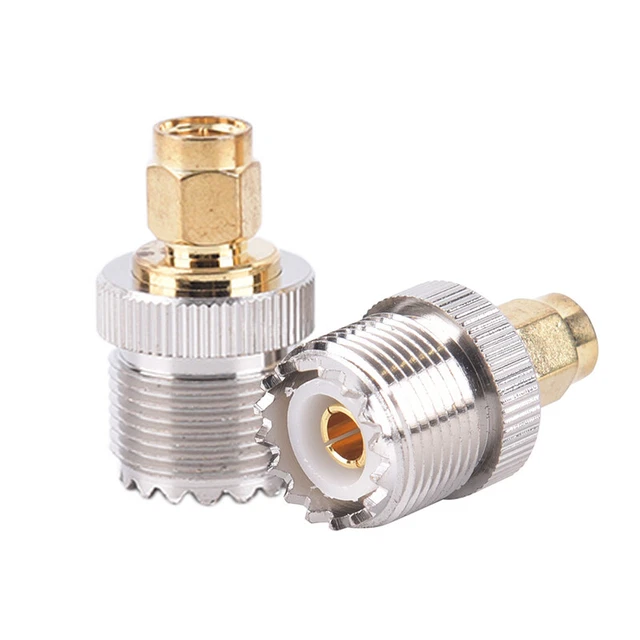 SMA Male Plug to UHF PL259 SO239 Female RF Connector AdapterCableJACU_RZ