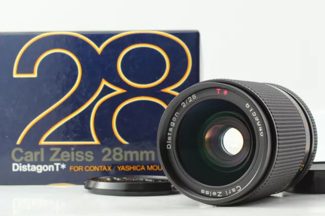 [Top MINT in BOX] Contax Carl Zeiss Distagon T* 28mm F/2 MMG MF Lens C/Y JAPAN