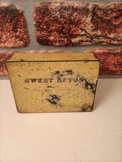 Sweet Afton Virginia Cigarettes  Vintage Tin