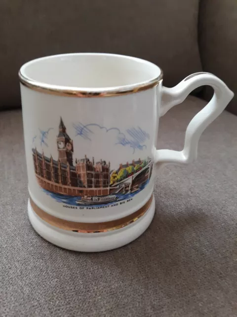 Britannia Design-Houses Of Parliament and Big Ben-England Double Side Coffee Mug