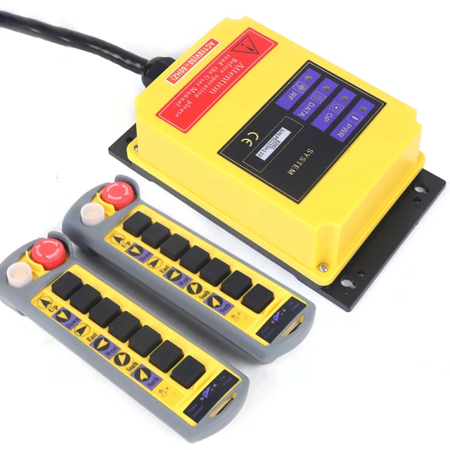 INDUSTRIAL WIRELESS HOIST Crane Remote Control 2 Transmitter&Receiver 2