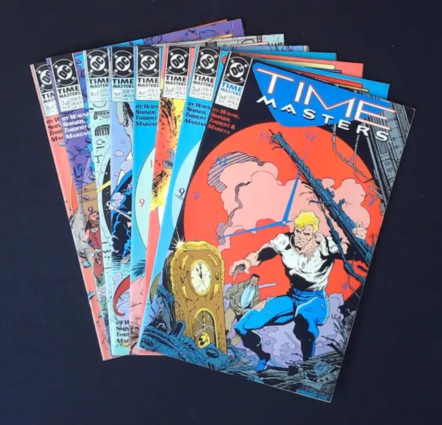 TIME MASTERS #1-8 (1990) DC Comics VFN/NM - Complete Set - Back Issue