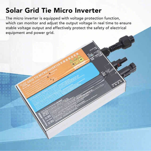 Micro-onduleur GMI180L Pour Panneau Solaire - 150/180W - Camping/rando