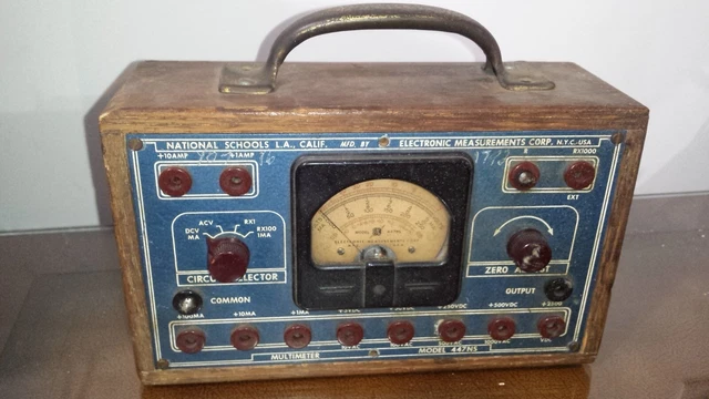 National Schools Model 447NS Multimeter Meter  - UNTESTED