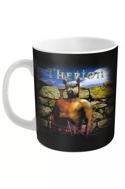 Therion Kaffeetasse Theli Band Logo Nue offiziell Weiß Boxed One Size