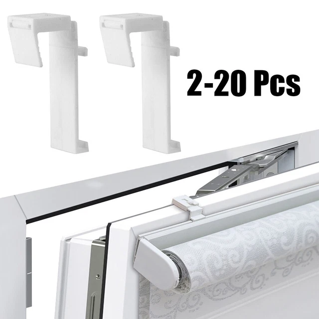 Doble persiana enrollable persiana abrazadera sin taladrar soporte de puerta 17 mm DE