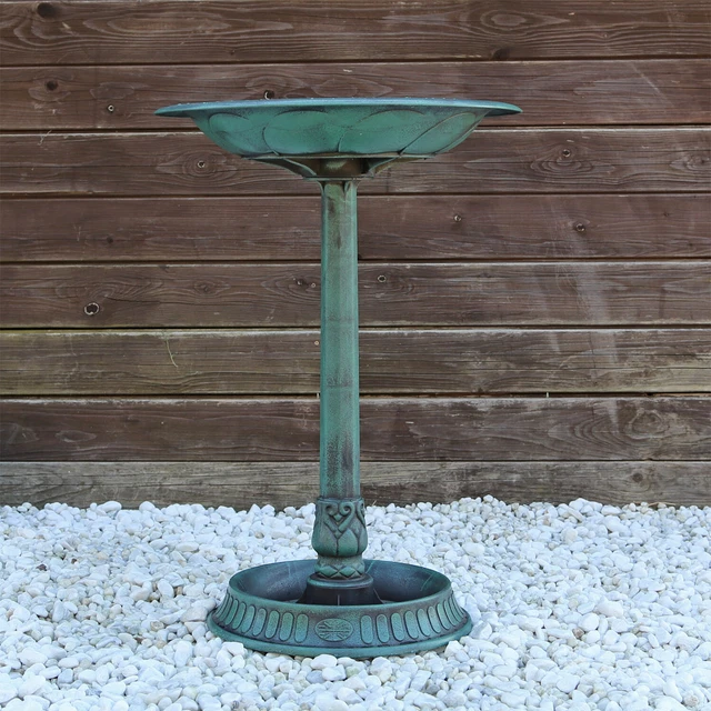 Vogeltränke Garten Mit 5-Zinken-Basis - Metall Schale 30cm