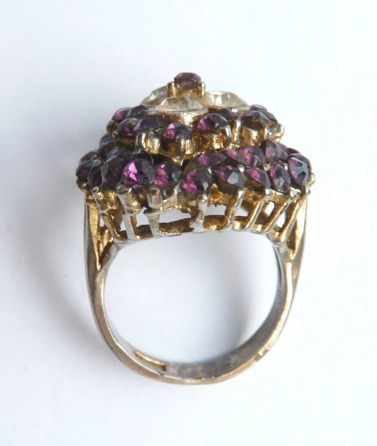 Bague Chevalière Ancienne Plaquée Or 18 Carats - Taille 58, Poids 19g, Occasion