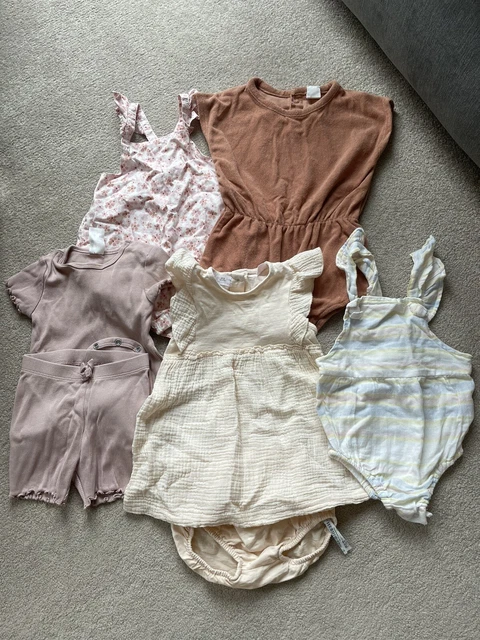 Baby girl summer clothes bundle 6-9 months NWOT