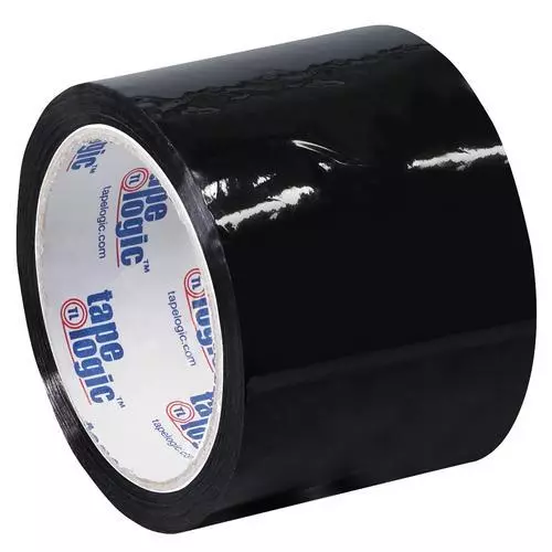 Tape Logic Carton Soudure Bande, 2.2 Mil, 3 " X 50.3m Noir, 6 / Étui