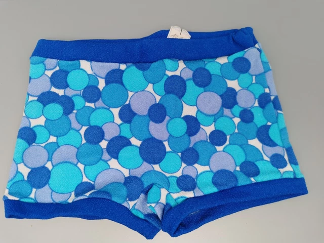 Costumi da bagno originali anni 60 pantaloncini ragazzi taglia 128 122 vintage anni 70 retrò mai indossati